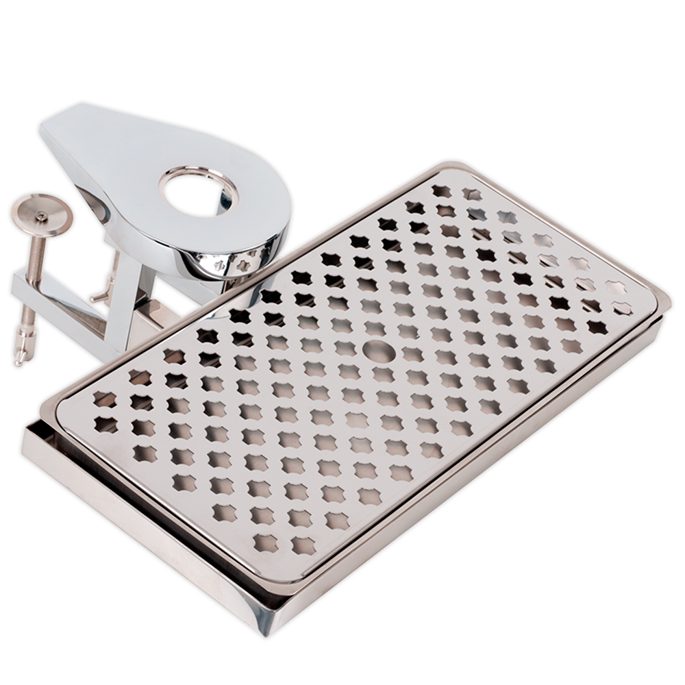 Soporte 100mm 1" + Bandeja 150x150cm s/m