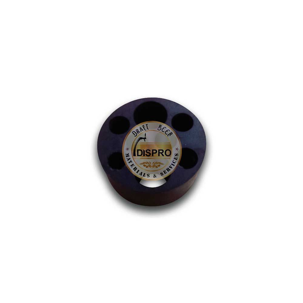 Tapón de Goma 8 agujeros 6x9mm + 2x15mm