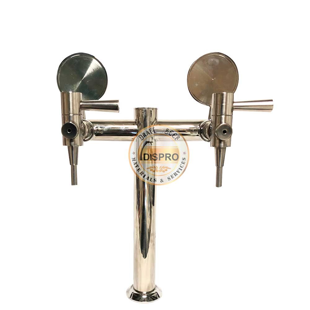 T-Bar 2 grifos inox