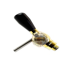 [GM007] Grifo Alfa Dorado Compensador G1/2" L35 JG 3/8"