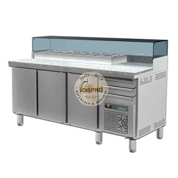 [EN121] Mesa Pizza Con Injertos Mm-210 Granito 110v/60h